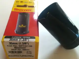 Starrett Hulsav, Stål, dia.: 35 mm