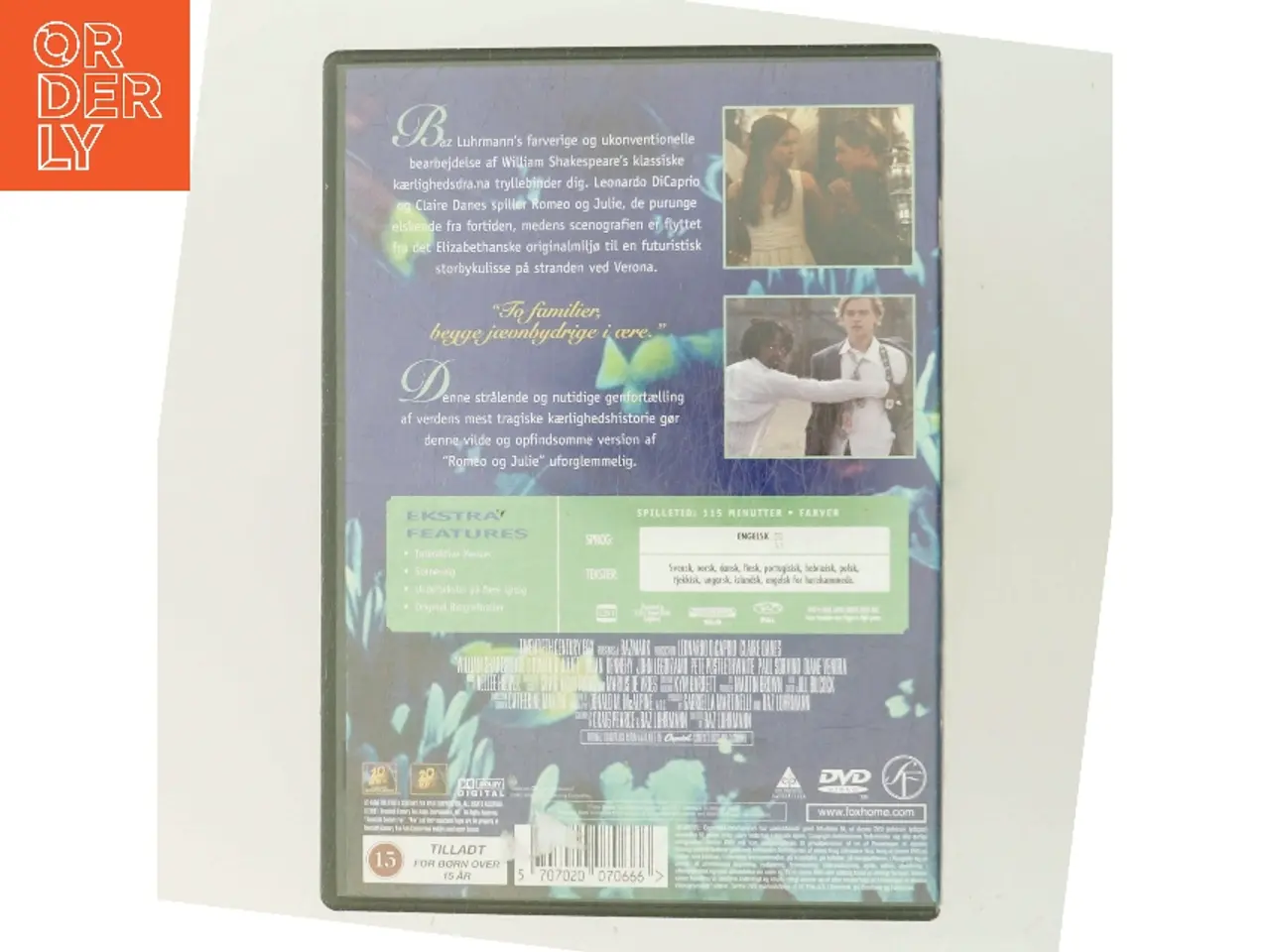 Billede 3 - Romeo and Juliet med Leonardo DiCaprio (DVD)