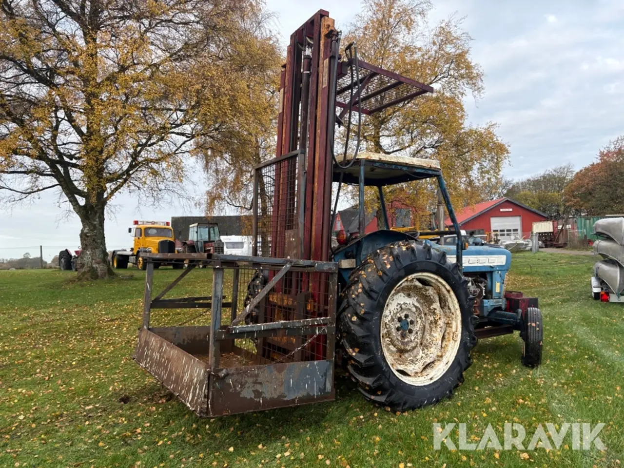 Billede 5 - Veterantraktor Ford 4000 med byggelift