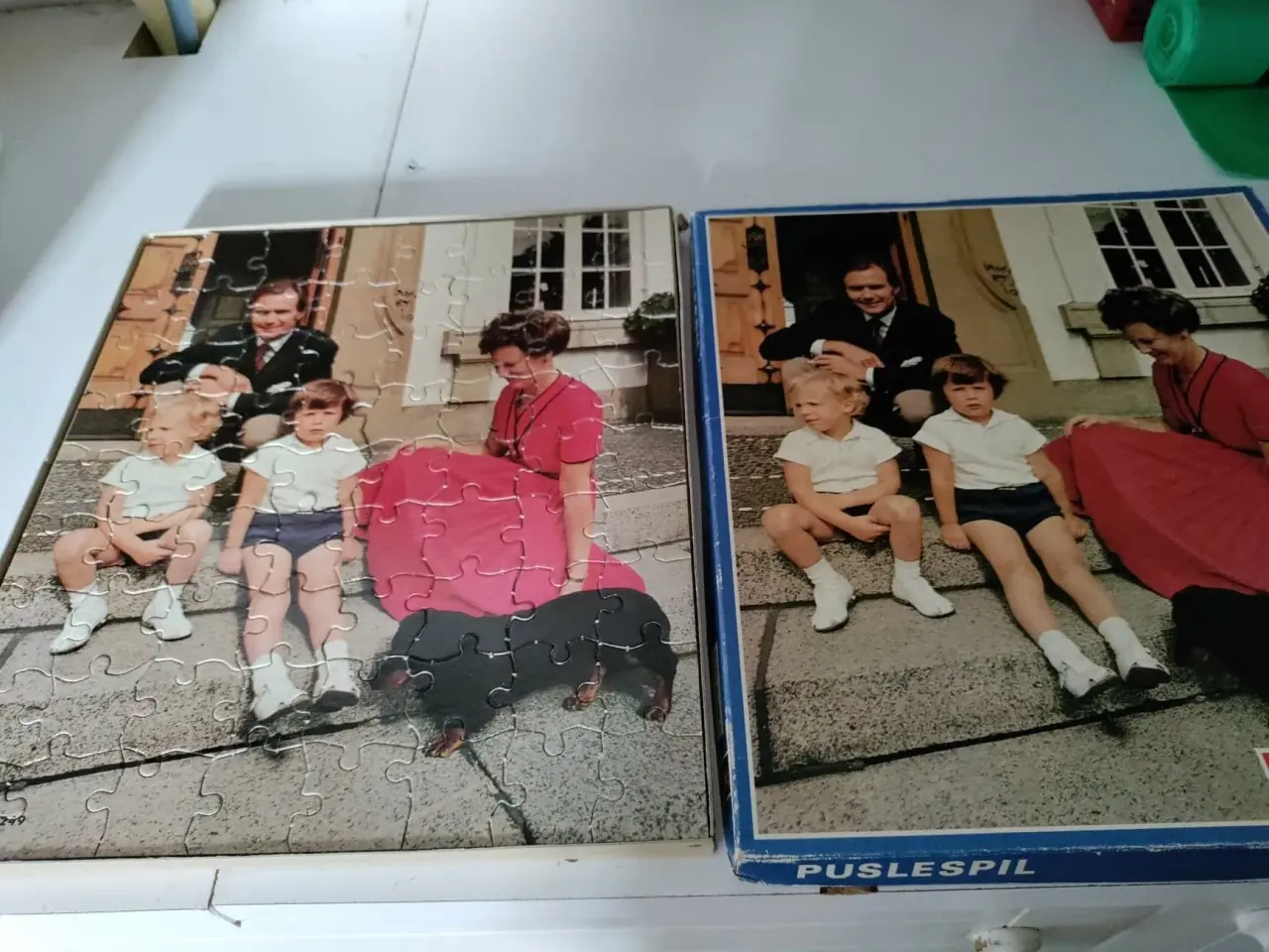 Billede 2 - Retro puslespil med Dronning Margrethe,