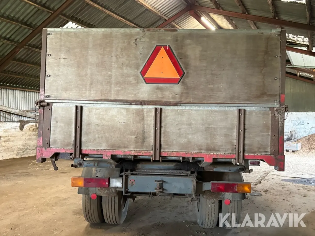 Billede 6 - Landbrugsvog / kornvogn med hydraulisk tip-lad - 1 akslet