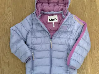Molo dynejakke m/aftagelig hætte, str. 140