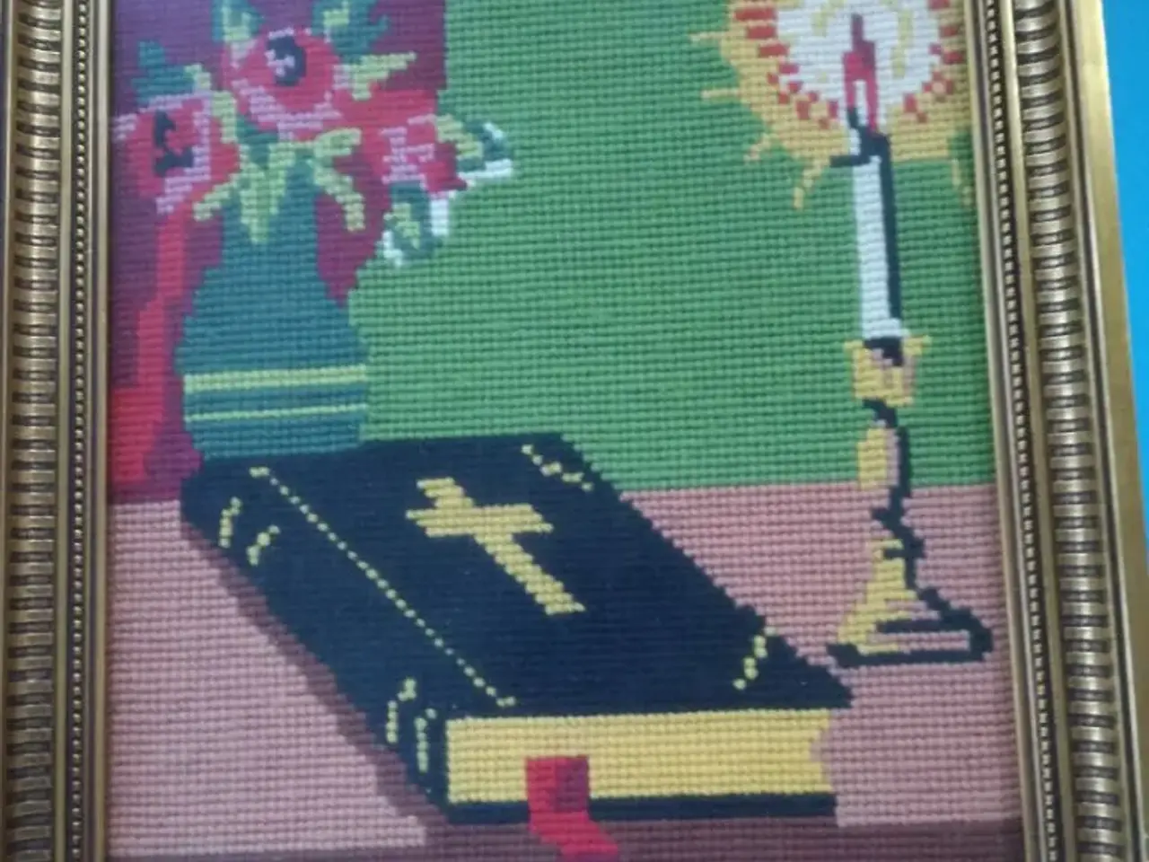 Billede 1 - Retro broderi.