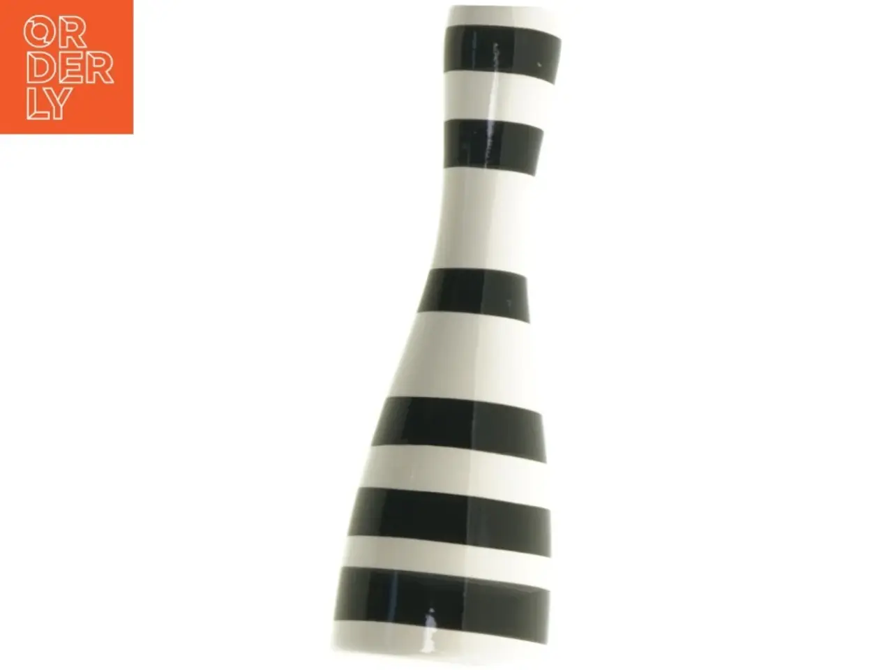 Billede 1 - Stribet keramisk vase (str. 20 cm)