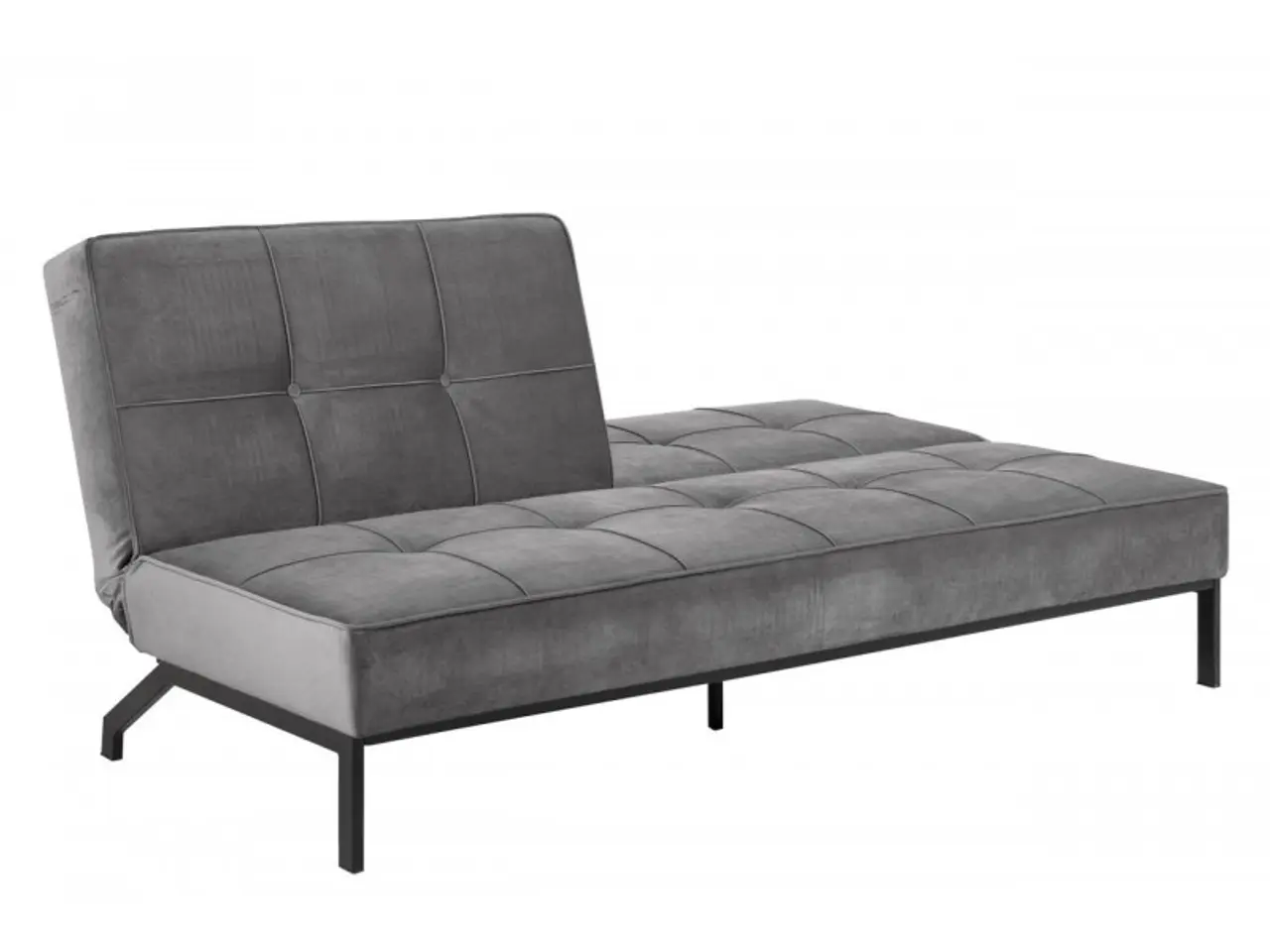 Billede 4 - Perugia sovesofa - Mørkegrå velour