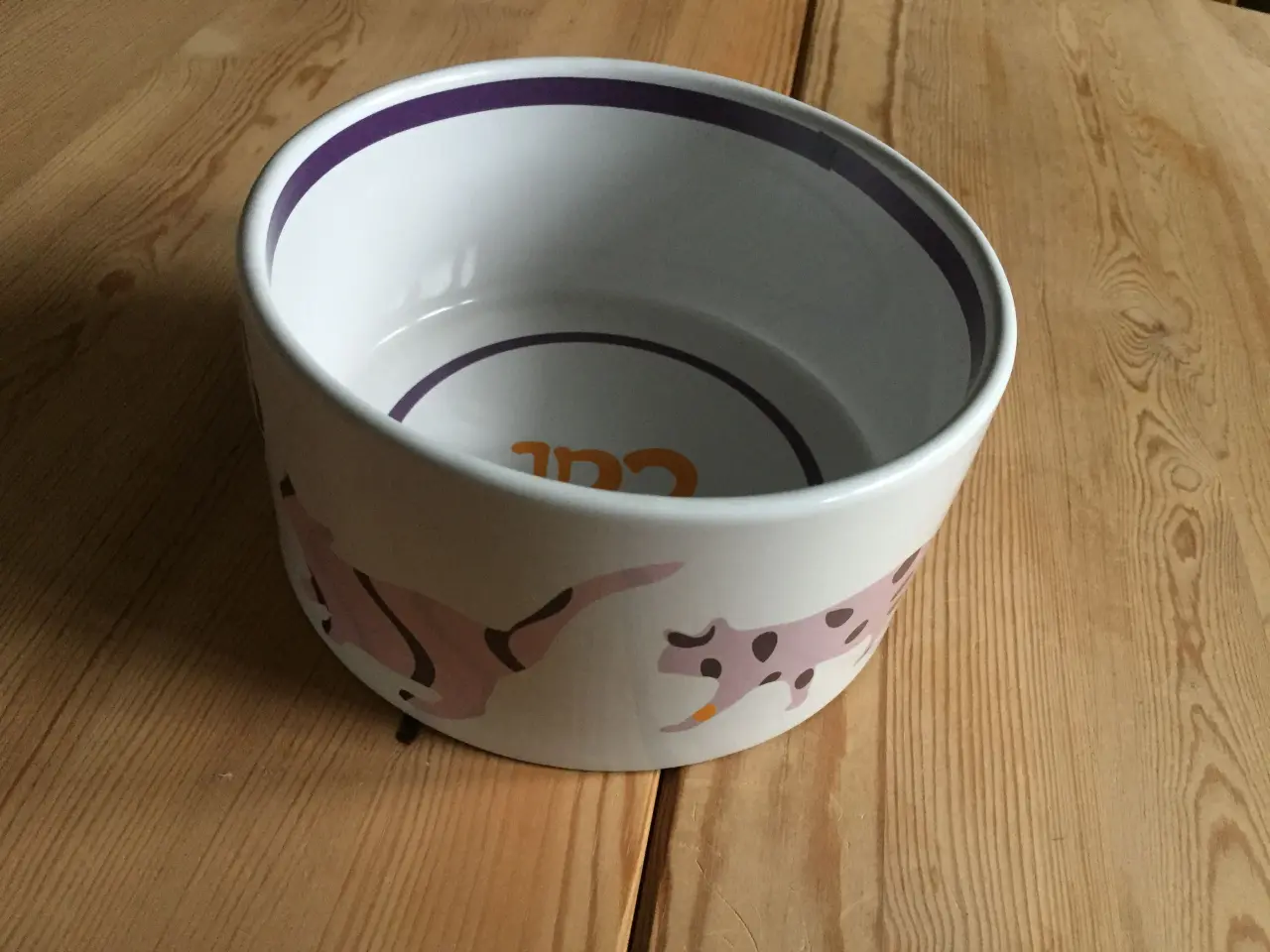 Billede 3 - Sød katte madskål