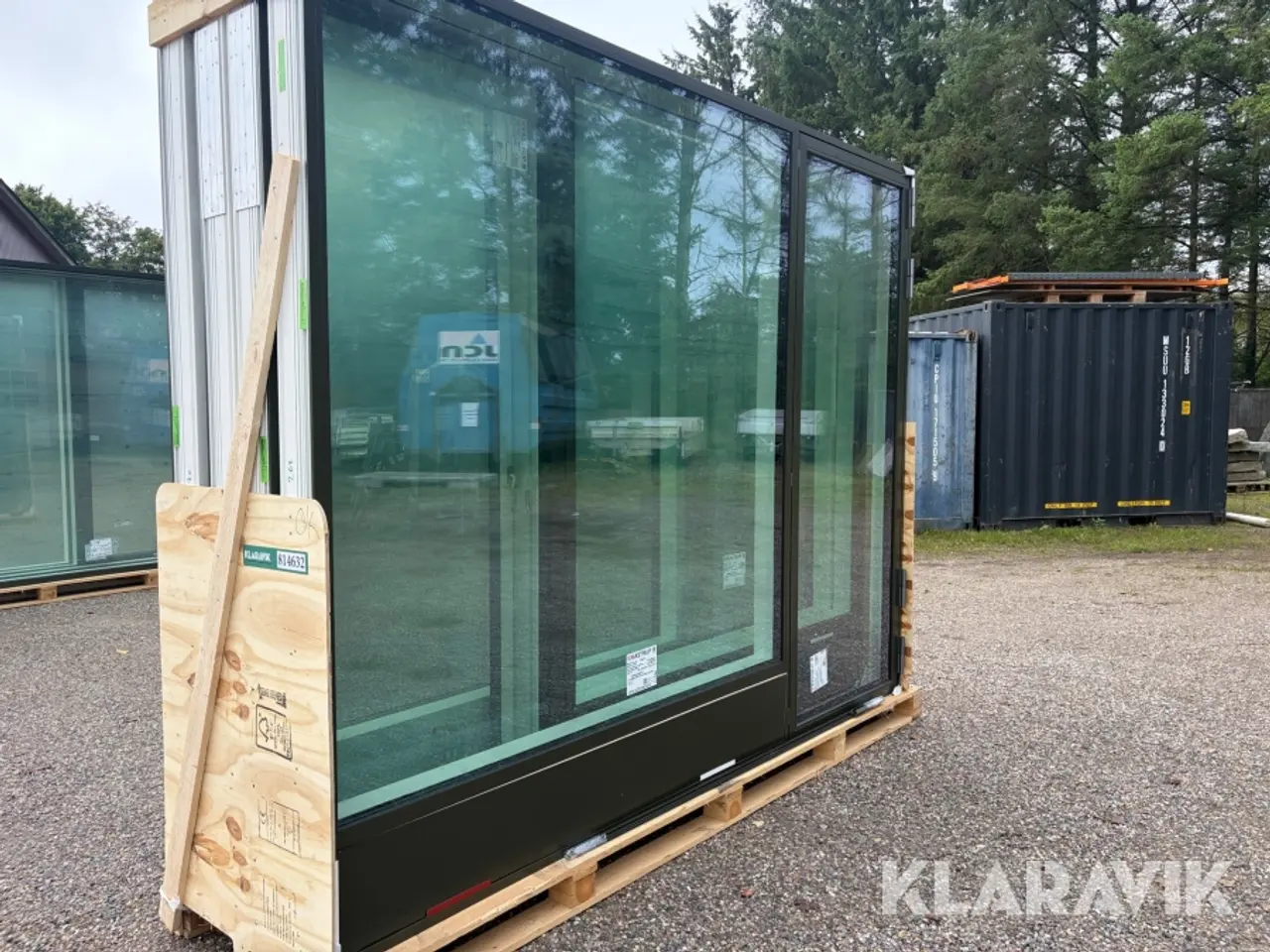 Billede 3 - Træ/alu vinduer Kastrup RAL 6006 gråoliven 4 Styk