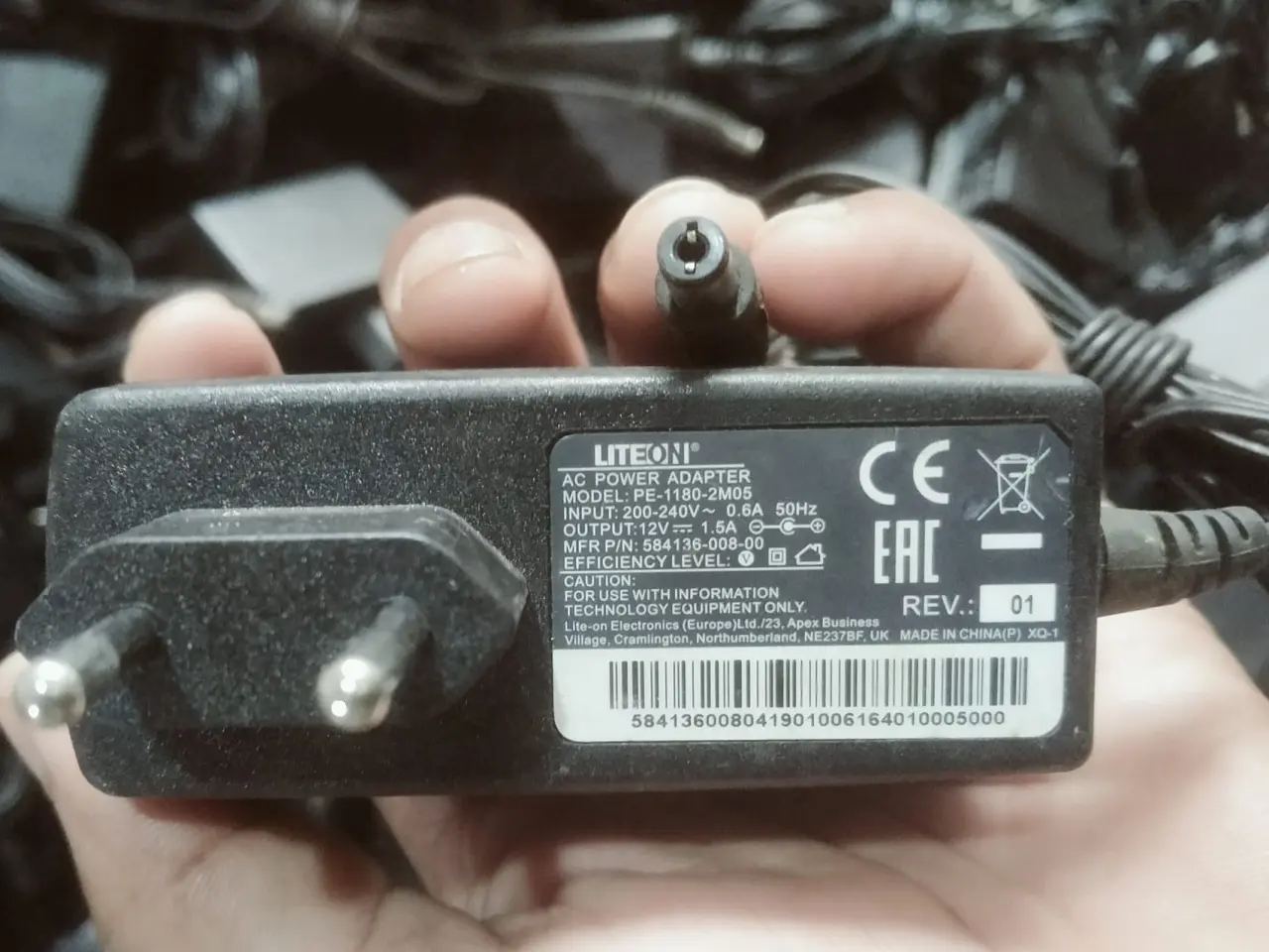 Billede 1 - Strømforsyning LITEON PE-1180-2M05 AC/DC Adapter