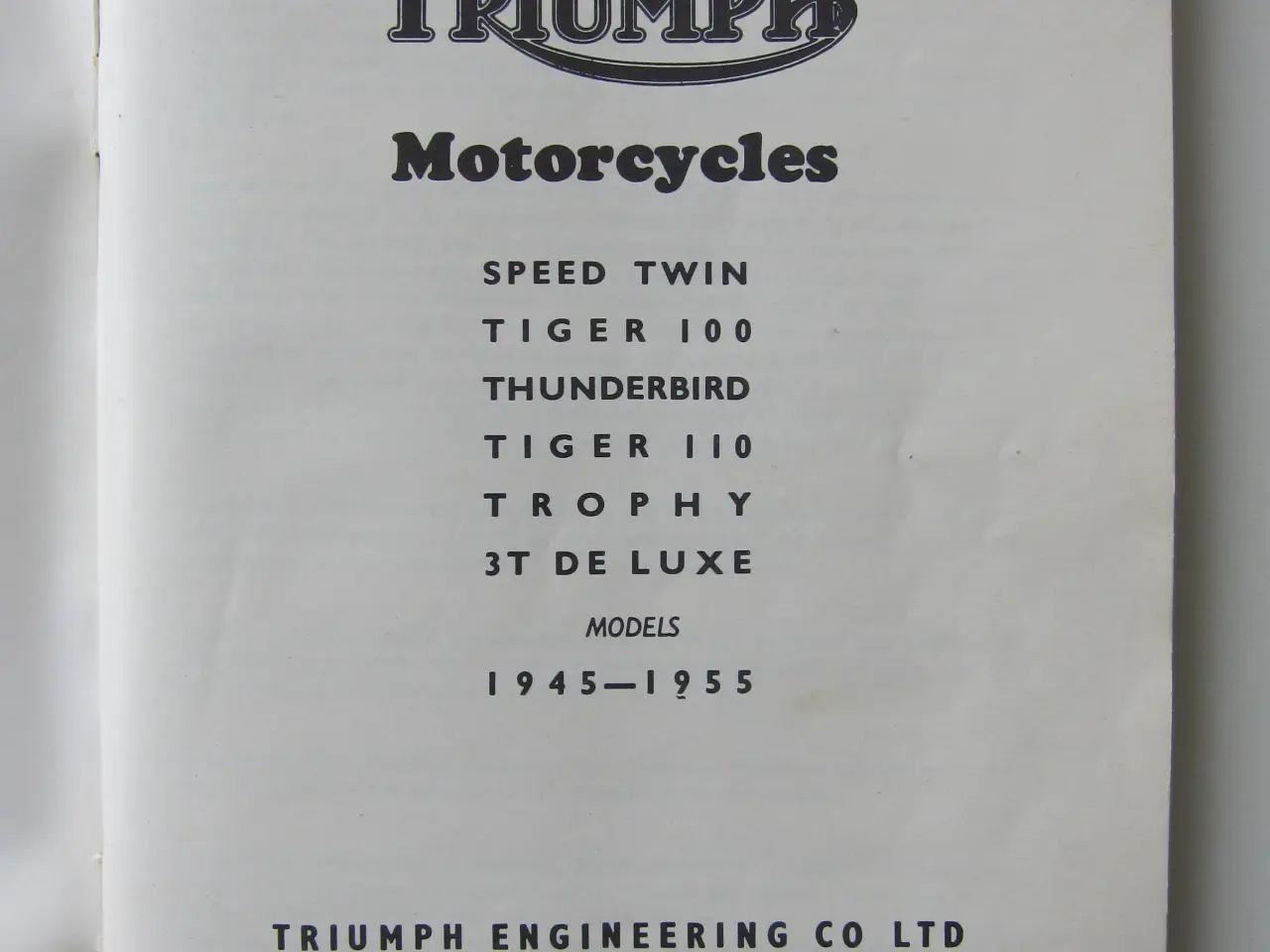 Billede 2 - Triumph Workshop Manual