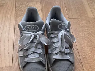 Adidas Campus Sko Size 10 / 46 2/3 Light grey. Exc