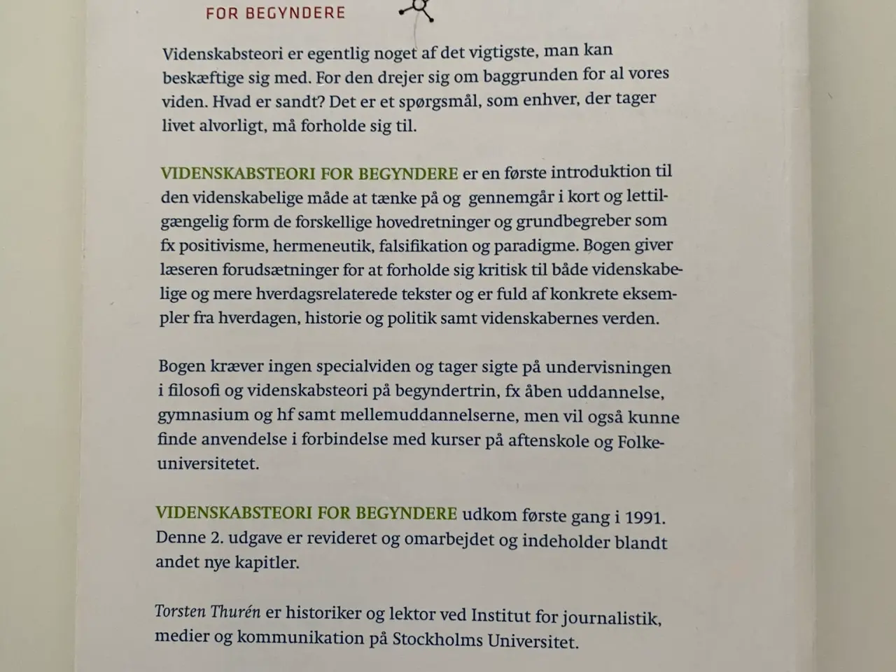 Billede 2 - Videnskabs teori for begyndere
