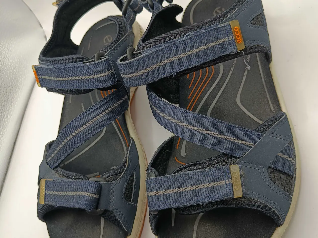 Billede 4 - Ecco mørkeblå sandaler 40str 