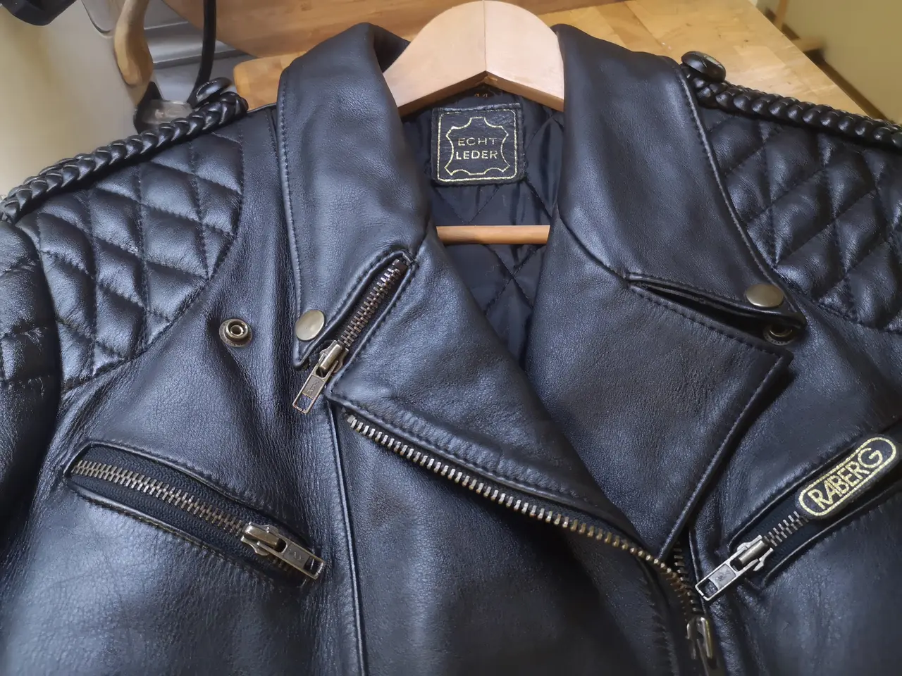 Billede 3 - Biker Jacket, 100 % real Leather, from Raberg