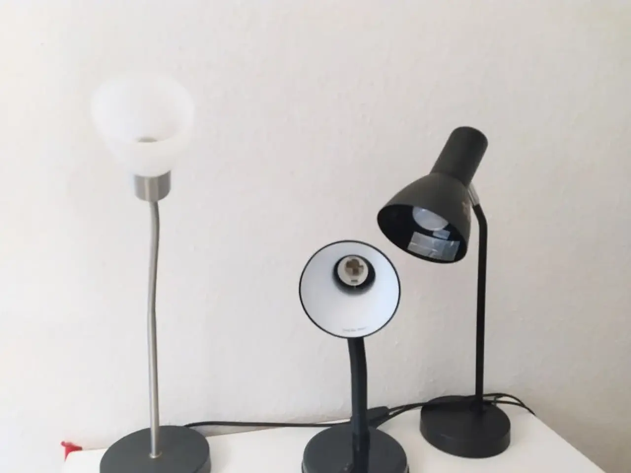 Billede 3 - 3 stk Bordlamper/senge lamper