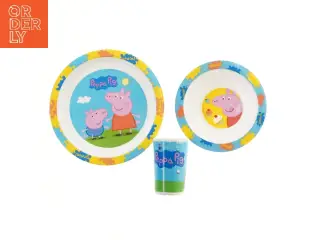 Peppa Pig børneservice fra Peppa Pig (str. Ø 21 og 15,5 cm)
