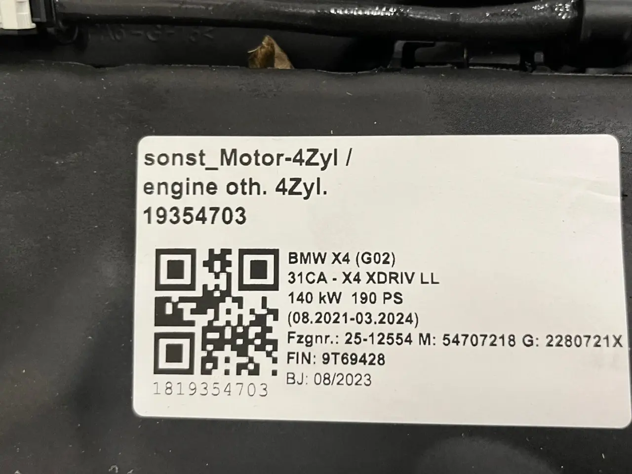 Billede 18 - BMW Motor B47D20B ny komplet motor