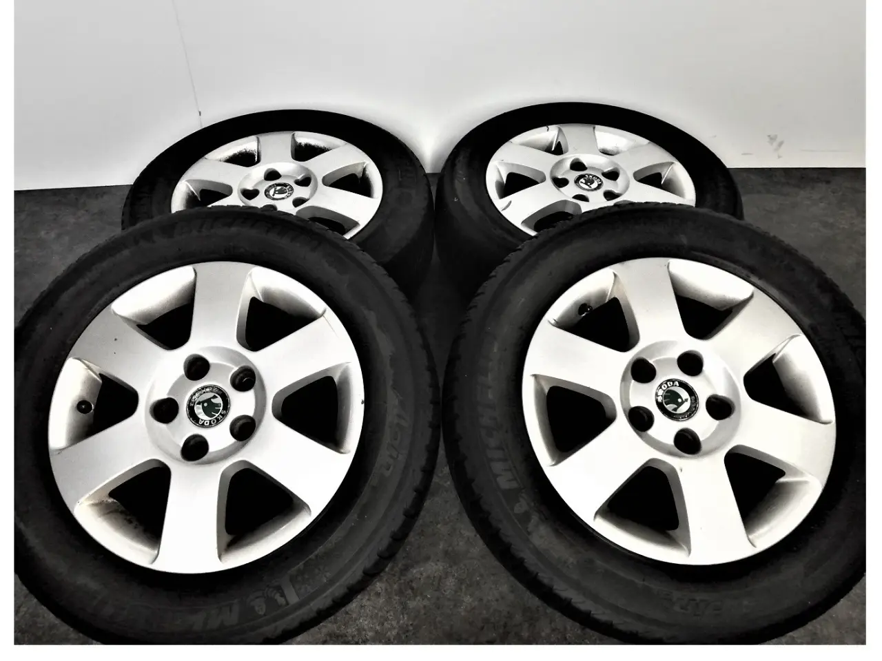 Billede 2 - 5x112 15" ET47, nav 57,1ø Skoda VGA vintersæ