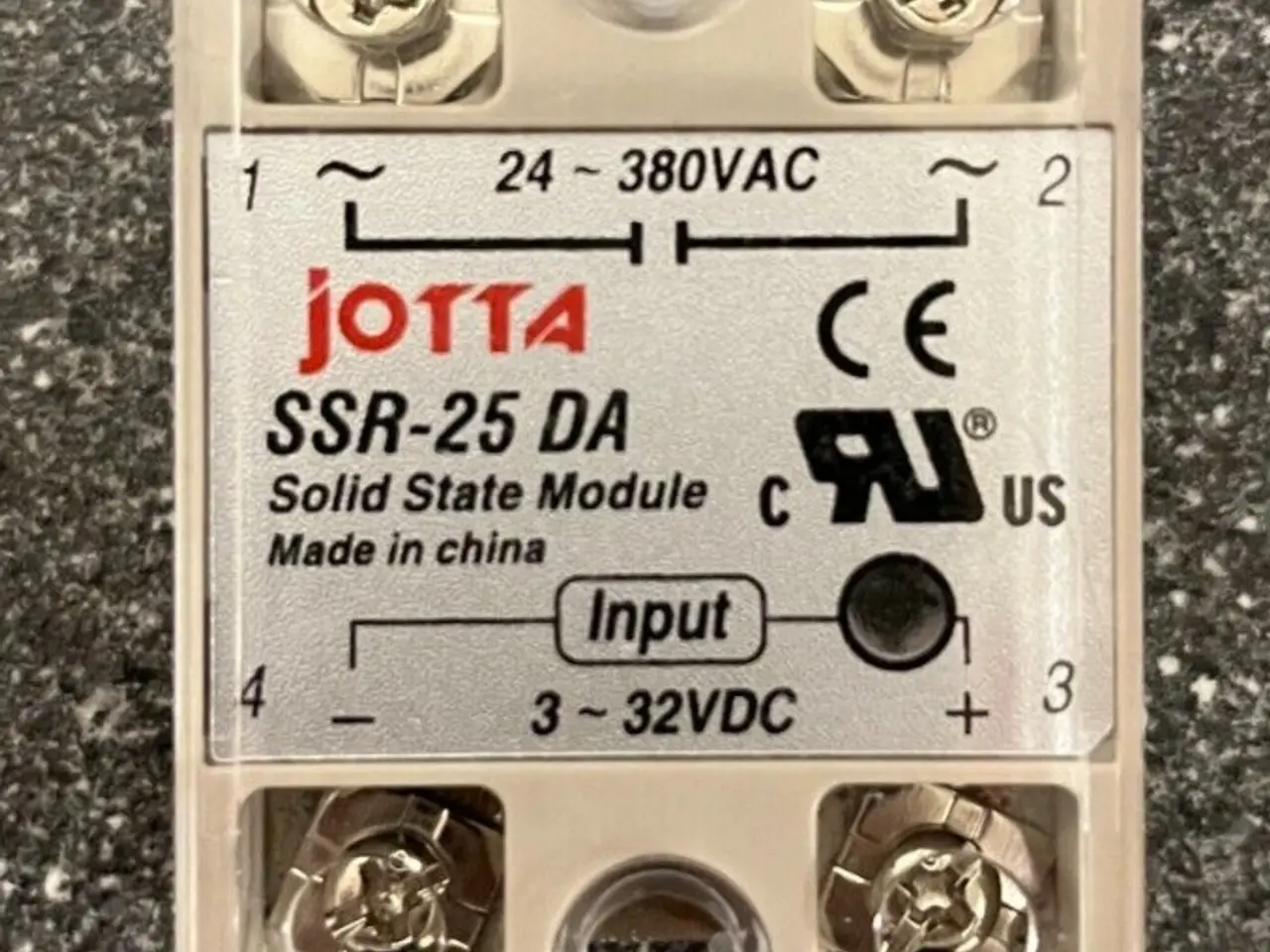 Billede 1 - JOTTA SSR-25 DA Solid State relæ 25A 3-32VDC