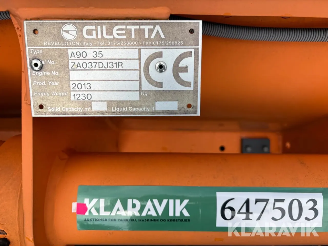 Billede 12 - Sneplov Giletta A90 35