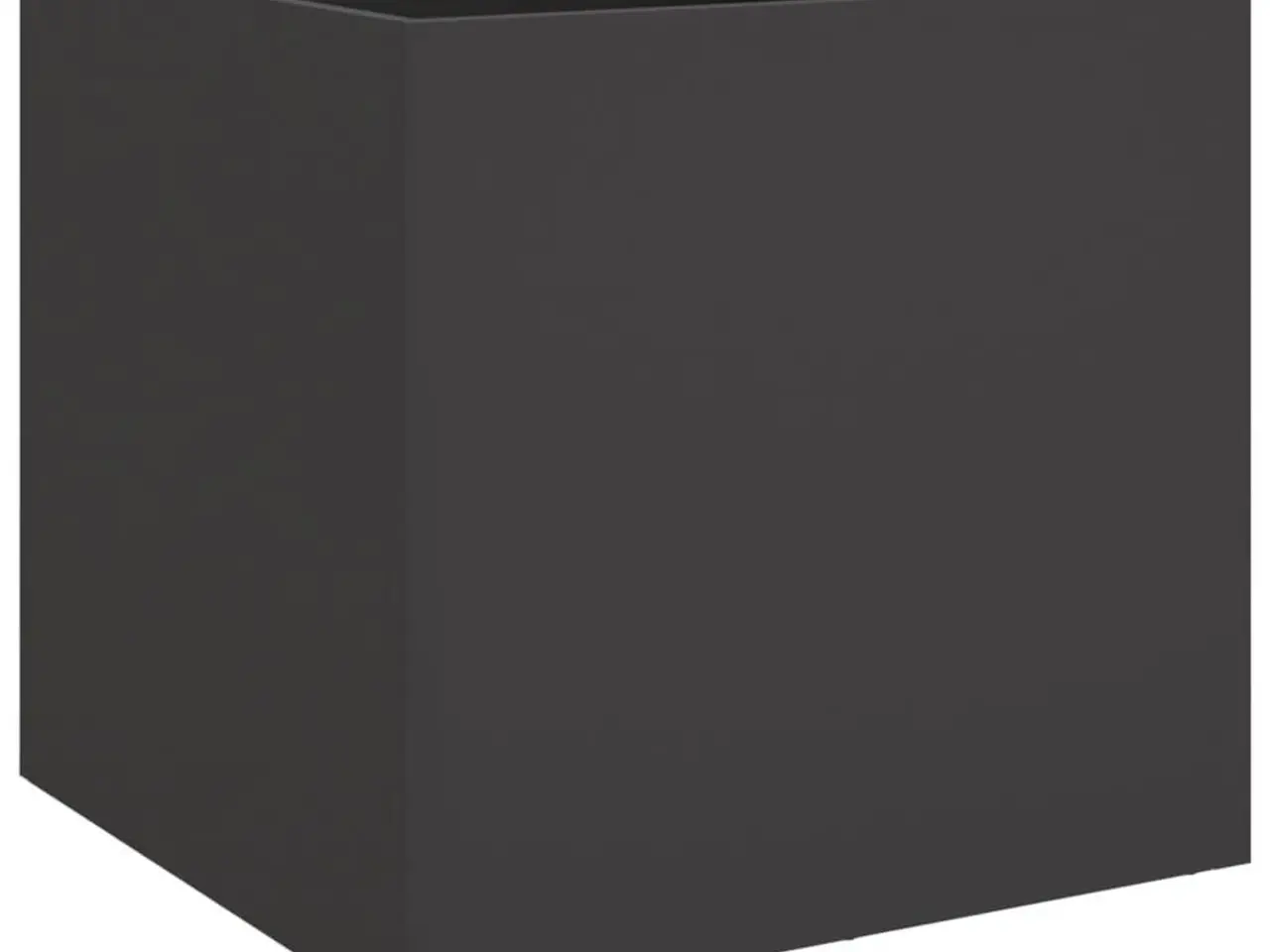 Billede 7 - Plantekasser 2 stk. 49 × 47 × 46 cm i stål - sort