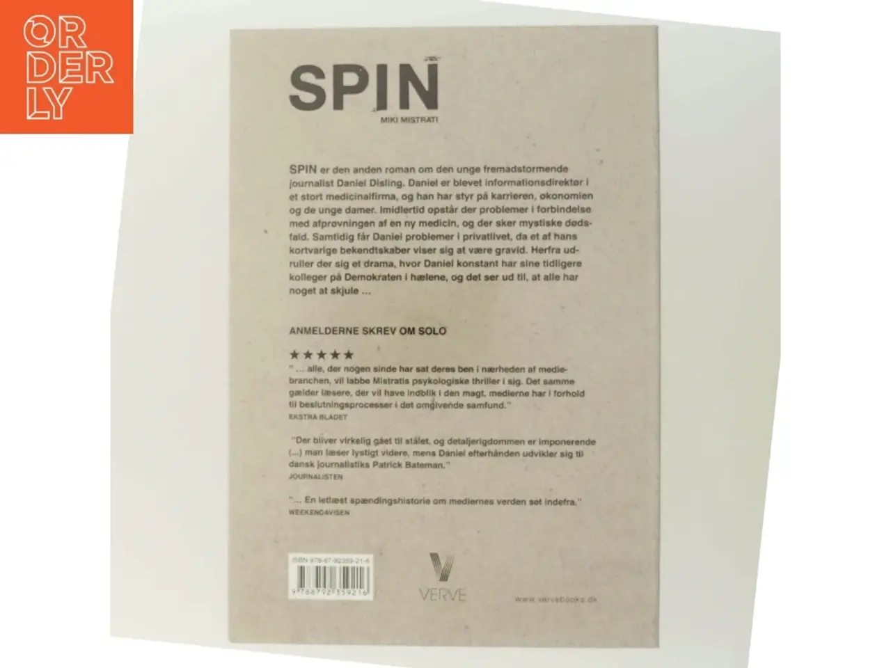 Billede 3 - Spin af Miki Mistrati (f. 1968) (Bog)