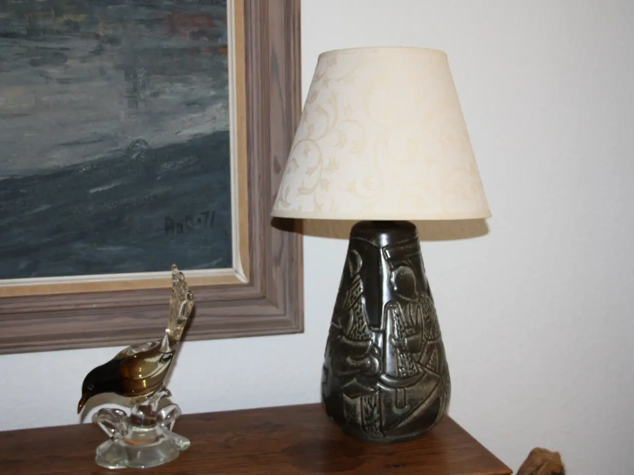 Billede 1 - Johgus lampe 33 cm