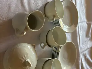 kaffestel fra B&G Elegance til 6 personer. 