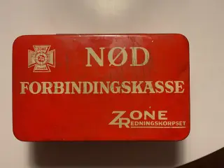 Zonen nød-forbindingskasse i blik