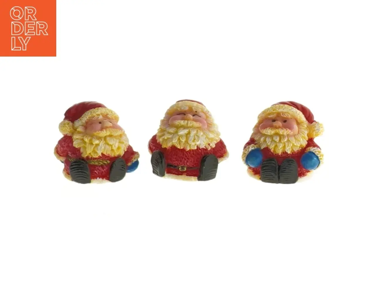Billede 1 - Julemandsfigurer (str. 3 styk)