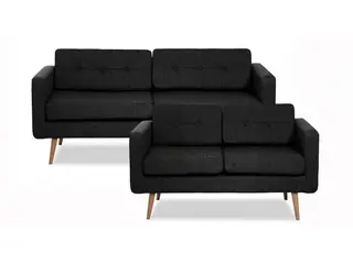 Novelty 3+2 pers. sofasæt - Koksgrå Inari 95