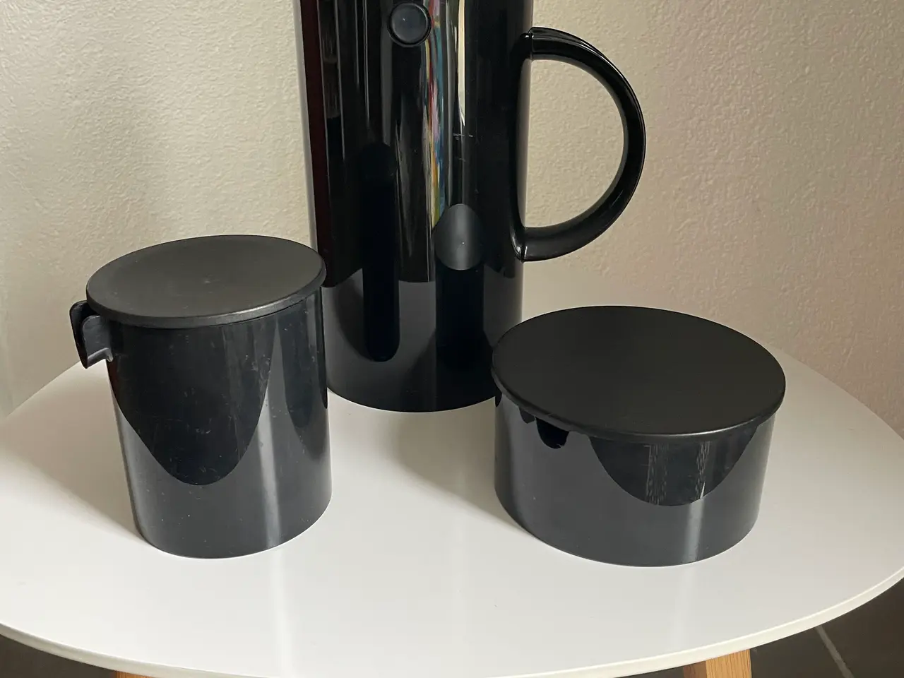 Billede 1 - Stelton sæt Tekande + flødekande+ sukkerskål