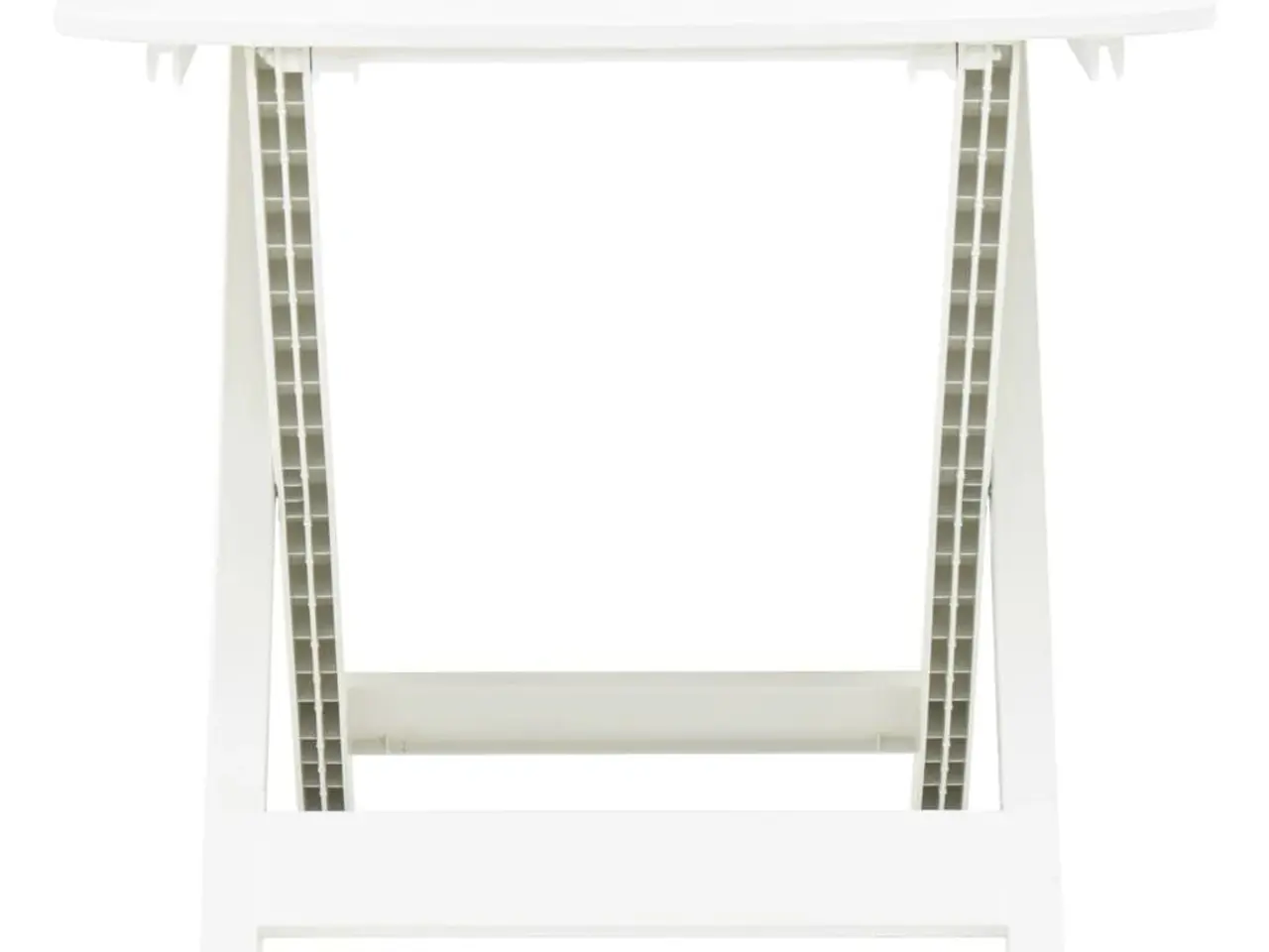 Billede 2 - Foldbart havebord i plastik - hvid, 79 × 72 × 70 cm