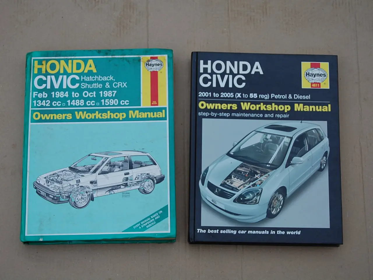 Billede 1 - Honda Civic værkstedsbøger