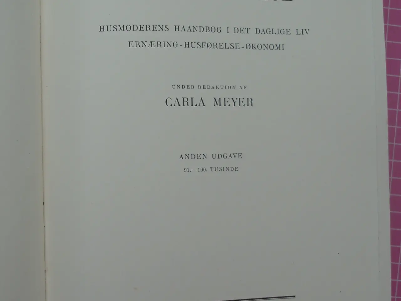 Billede 2 - Nutidens mad og Husførelse af Carla Meyer