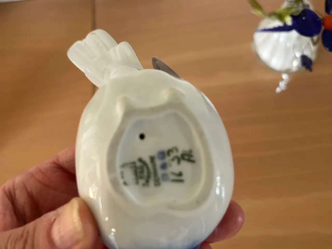 Billede 2 - B&G Porcelænsfigur: Mejse med halen op