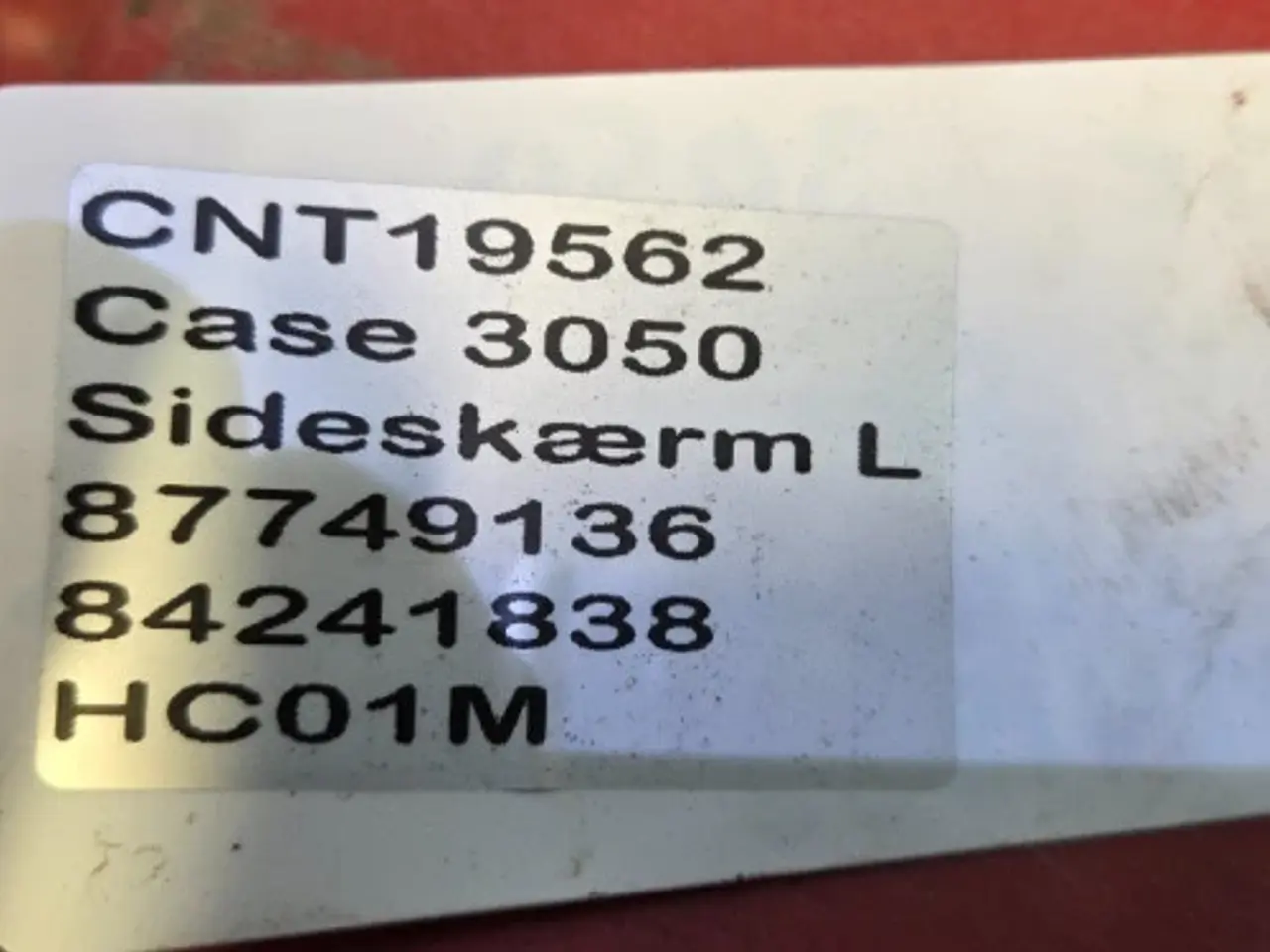 Billede 18 - Case 3050 Sideskærm L. 87749136
