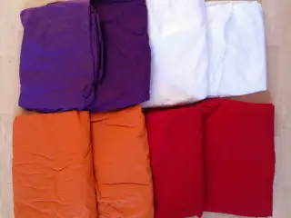lagen, 200X90, hvid, rød, lilla, orange