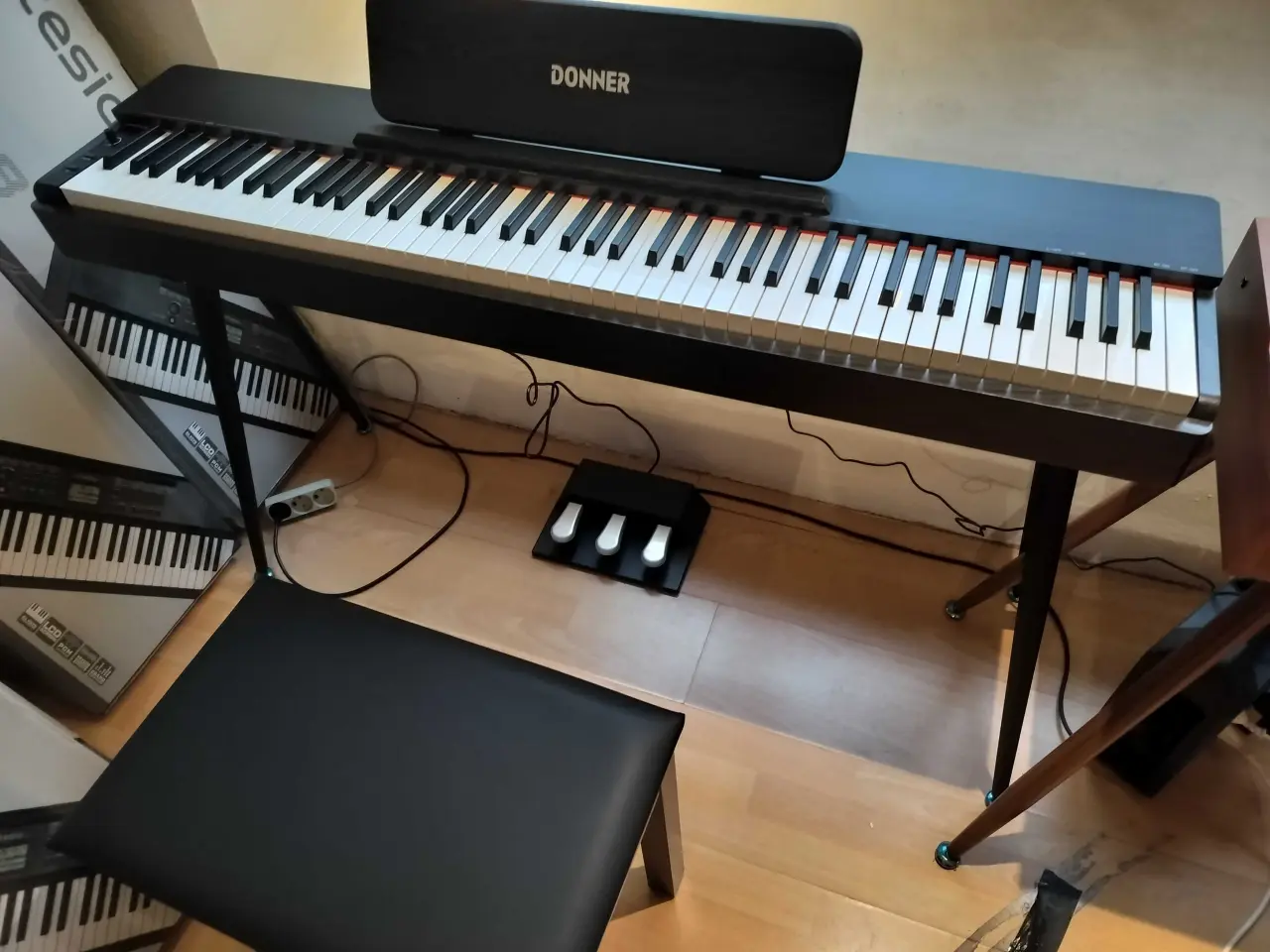 Billede 1 - Donner Aura S100 el klaver (demo)