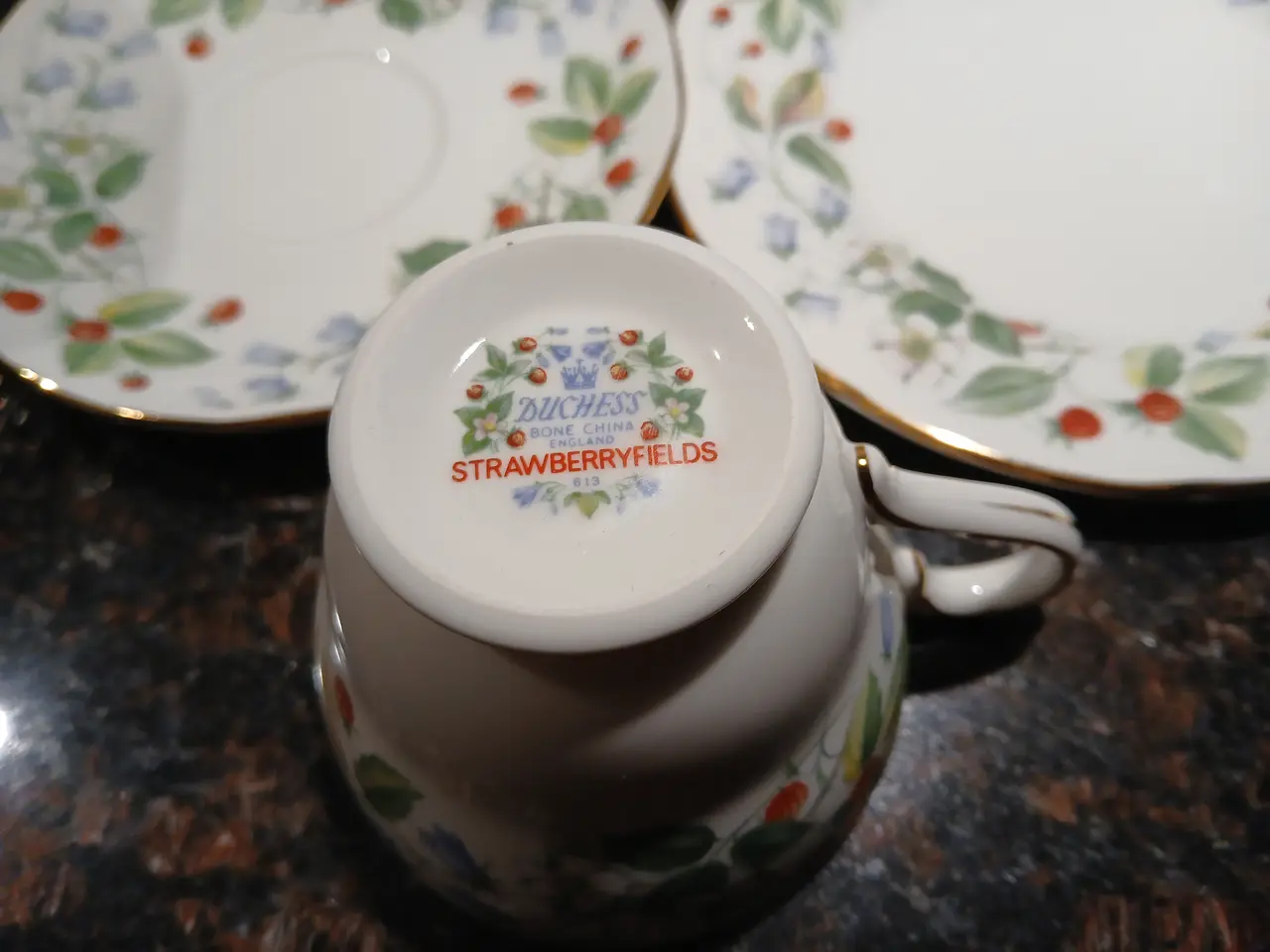 Billede 3 - Duchess Strawberry Fields - Engelsk porcelæn