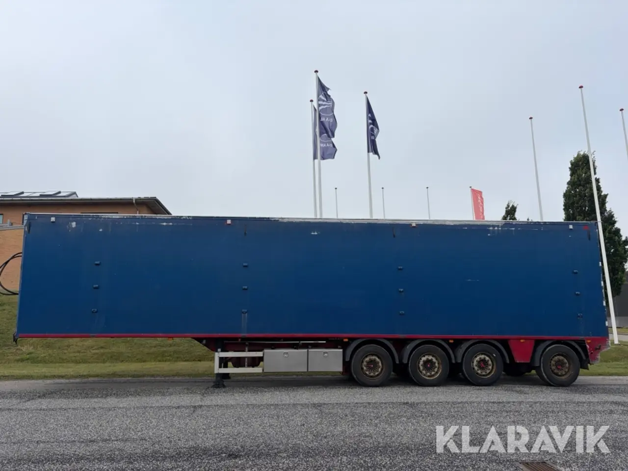 Billede 2 - Cargo floor trailer AMT WF 410-4 kileformet