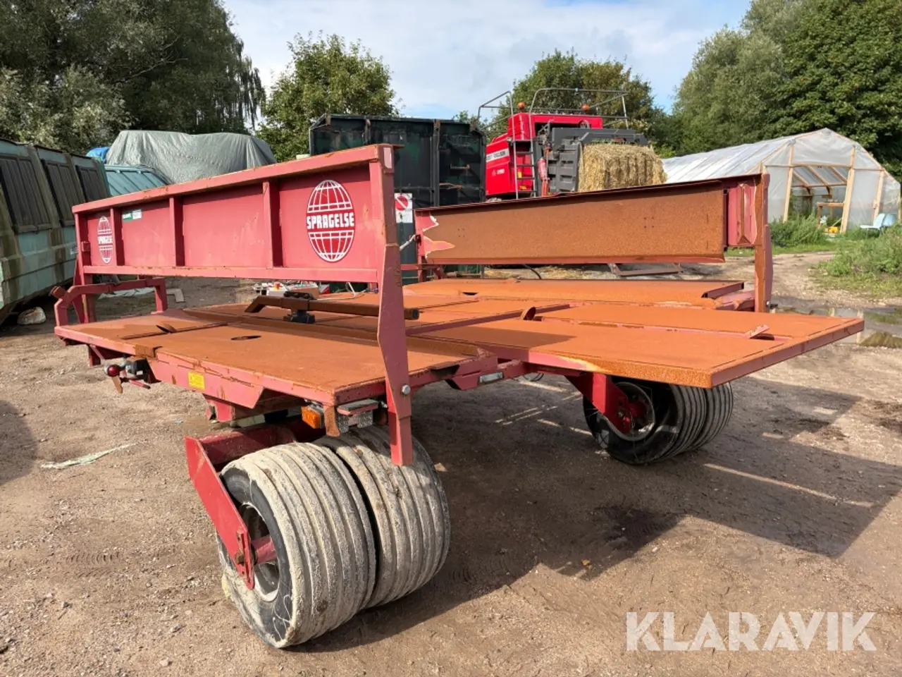 Billede 7 - Ballevogn Spragelse S25 med hydrauliske sider og vægt