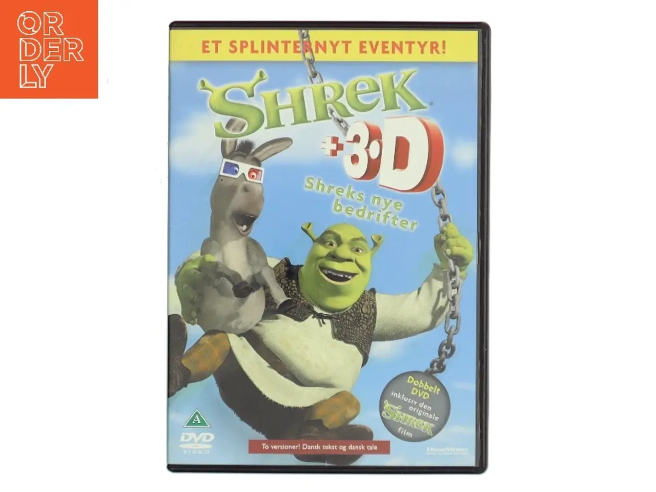 Billede 1 - Shrek + 3D: Shreks nye bedrifter med Amin Jensen (DVD)