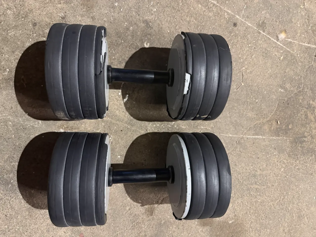 Billede 4 - Technogym klassisk håndvægtsæt (2 x 30 kg.)