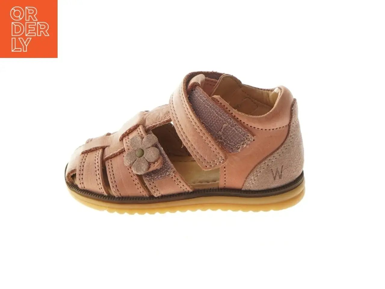 Billede 1 - Helt nye rosa sandaler med blomstermotiv fra Wheat (str. 21 )