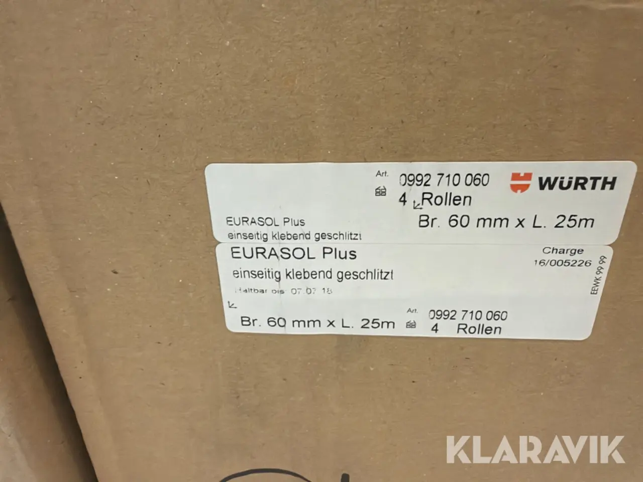 Billede 5 - Specialtape Würth EURASOL Plus Ca 30 ruller