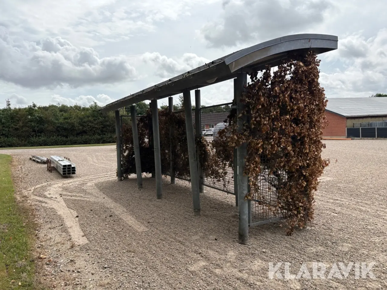 Billede 5 - Skur galvaniseret stål med tag