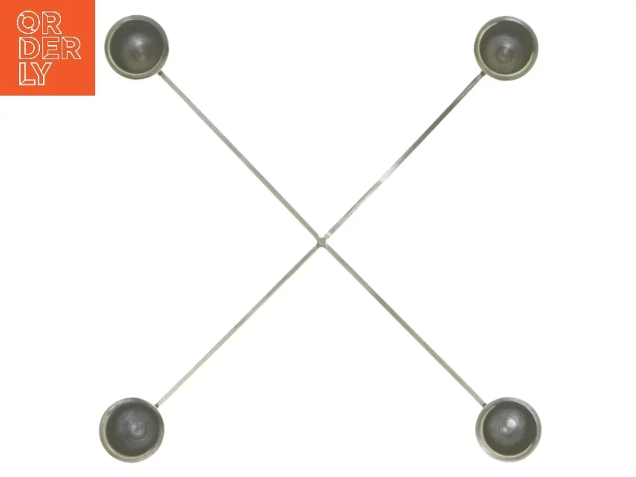 Billede 3 - Lysestage i metal (str. 27,5 cm)