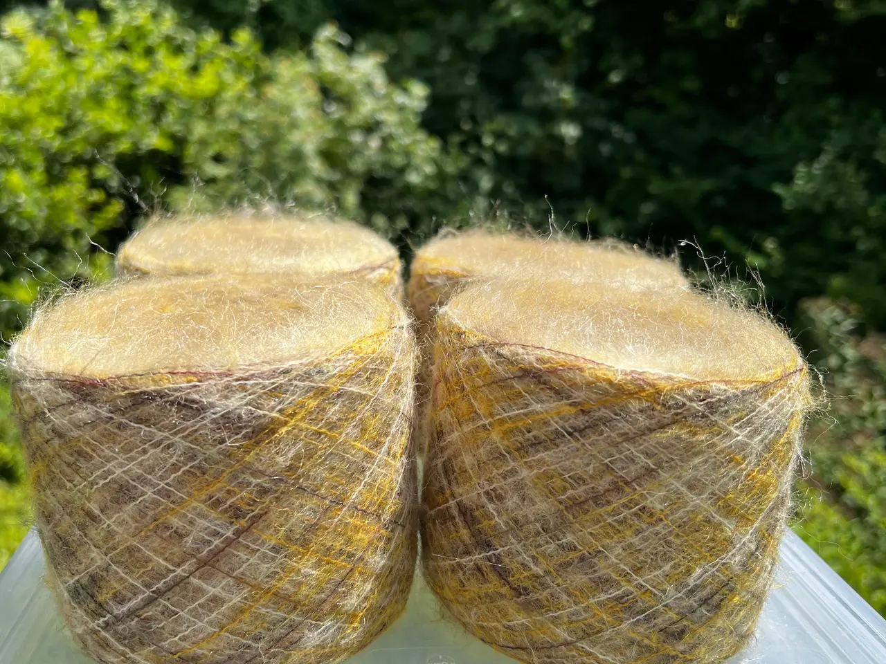 Billede 4 - Eksklusivt italiensk mohairgarn med silke – 400 g