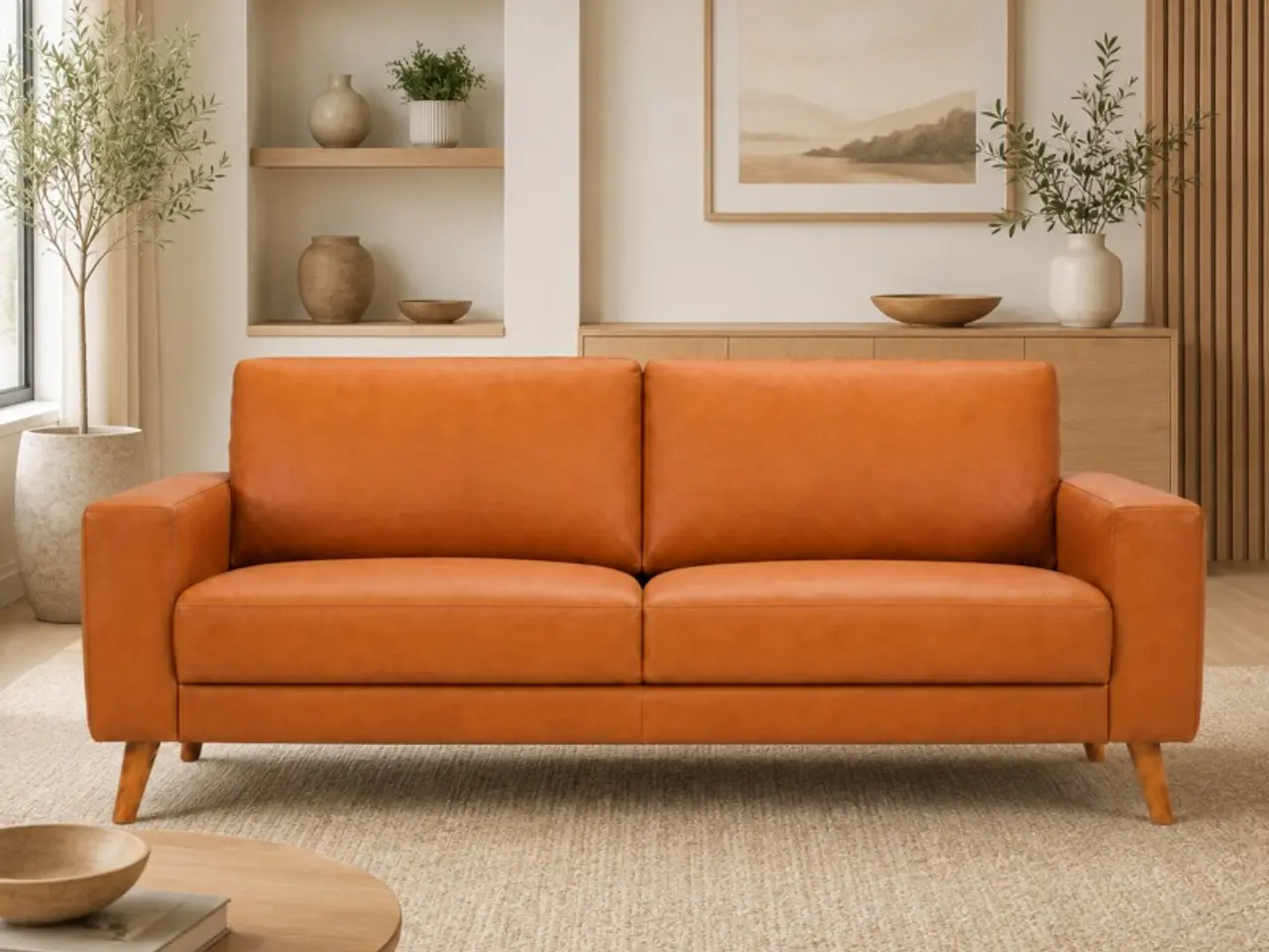 Billede 5 - Hjort Knudsen Esbjerg lædersofa