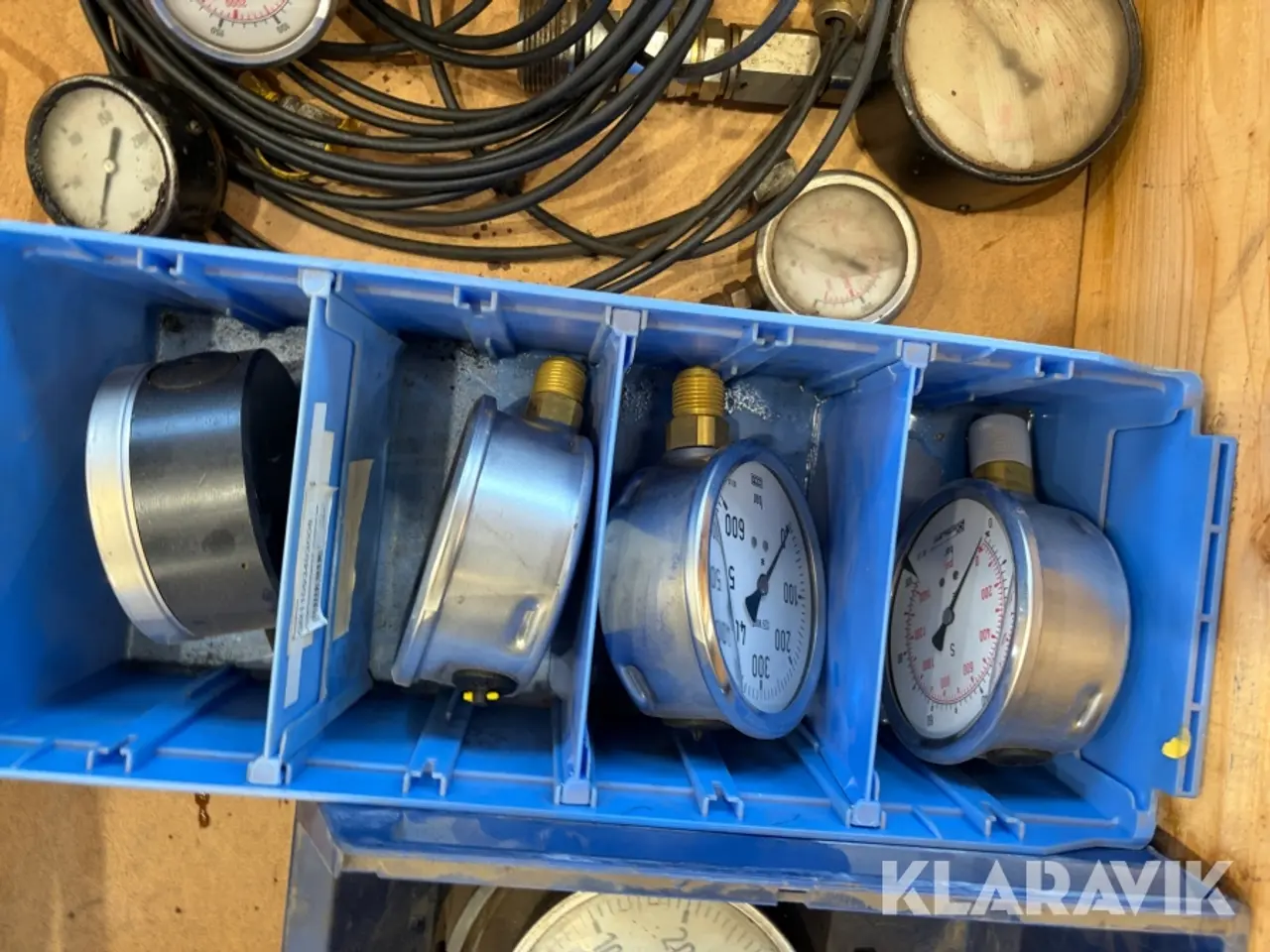 Billede 8 - Hydraulisk tryk ure - 10 kasser